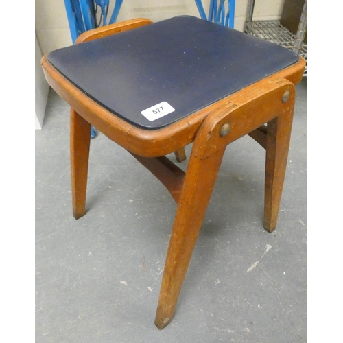 577 - 1960's kitchen stool.