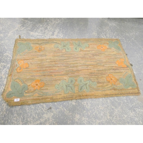 Small vintage hand made rug.