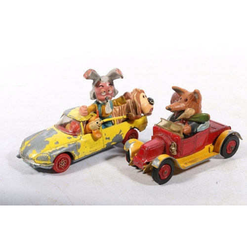 278 - Three Corgi Magic Roundabout Diecast toys, Corgi basil brush car and a Models of Yesteryear diecast ... 