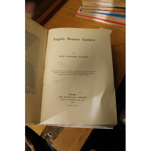 295 - English Pleasure Gardens by Rose Standish Nichols, one volume.