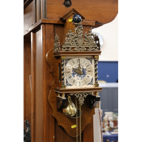 63 - Reproduction Dutch style wall clock.