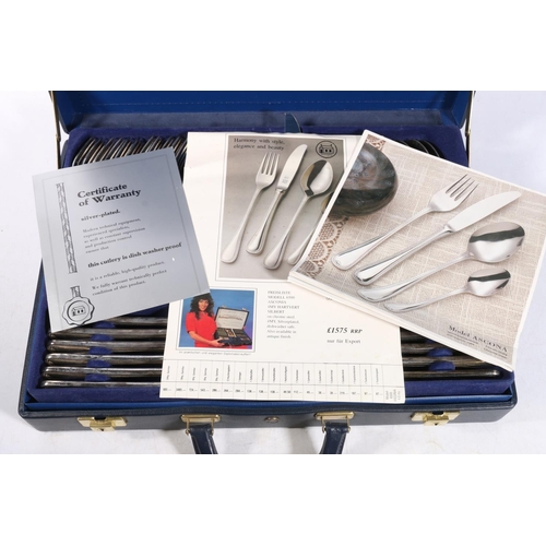 65 - Canteen of cutlery by Solingen, in the Asconia pattern, Model no 6500, in fitted case.