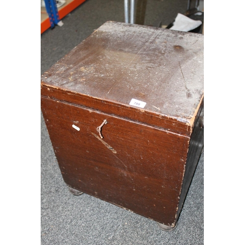 708 - Storage chest, 56cm tall.