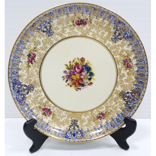 229 - Royal Worcester porcelain part china tea service by Walter Sedgley, c. mid-20th century, comprising ... 