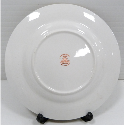 230 - Five matching Abbeydale 'Chrysanthemum' Imari-coloured cabinet plates in the manner of Royal Crown D... 