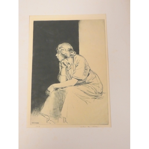 261 - John MacDonald Aiken RSA RI ARE (1880-1961)Margaret (Fife Fishergirl)Etching25cm x 17.5cmNo 5, Signe... 