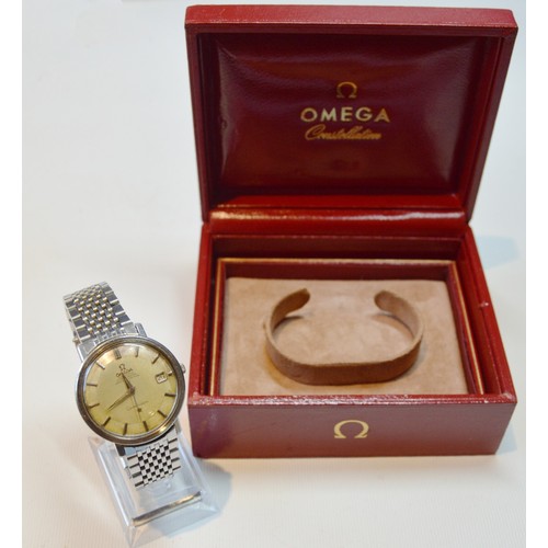 182 - Omega Constellation Automatic gent's wristwatch, c. 1966, movement no. ST 168004, ref no. 24427651, ... 