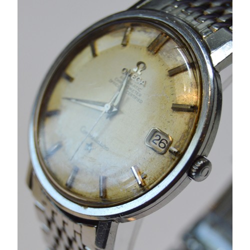 182 - Omega Constellation Automatic gent's wristwatch, c. 1966, movement no. ST 168004, ref no. 24427651, ... 