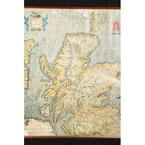 371 - Highland Park map of Scotland, 57cm x 48cm.