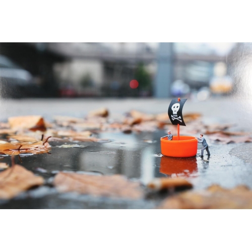 405 - SLINKACHU (b1979), Swashbuckling, limited edition print, 4/15, signed lower right, 52cm x 80cm, fram... 