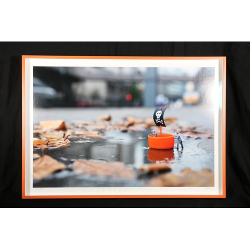 405 - SLINKACHU (b1979), Swashbuckling, limited edition print, 4/15, signed lower right, 52cm x 80cm, fram... 