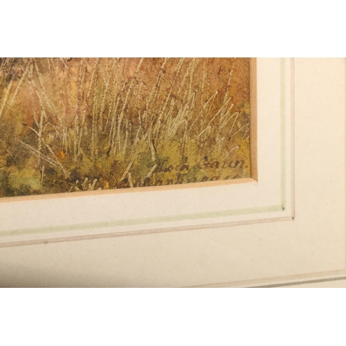 413 - GERTRUDE MARTINEAU, Loch Gaur, watercolour, unsigned, 37cm x 55cm, frame 65cm x 80cm. Malcolm Innes ... 