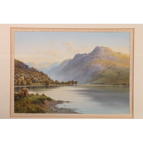 457 - EDWARD HORACE THOMPSON (Scottish 1879-1949), Ben Lomond and Lamlash, two watercolours, signed 'DONAL... 