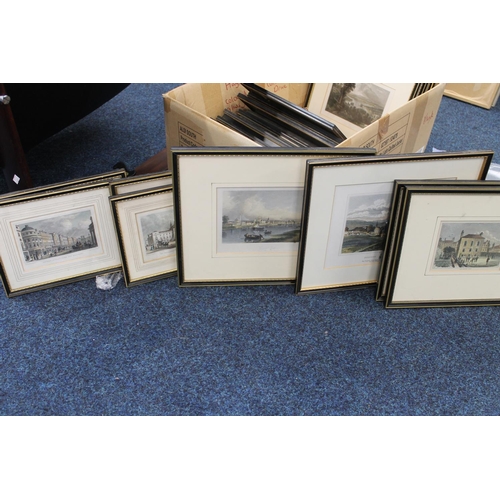 366 - Group of twenty-seven lithographs including Edinburgh from the Castle Ramparts, Loch Cullin, Loch Wi... 