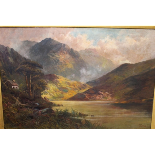 381 - FRANCIS E JAMIESON [AUBREY RAMUS RSA GM] (1899-1950), Loch Rannoch, oil painting on canvas, signed l... 