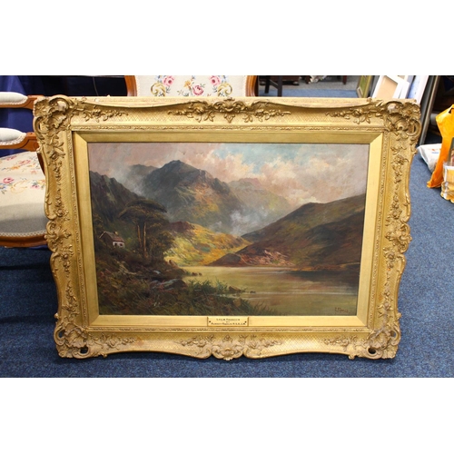 381 - FRANCIS E JAMIESON [AUBREY RAMUS RSA GM] (1899-1950), Loch Rannoch, oil painting on canvas, signed l... 