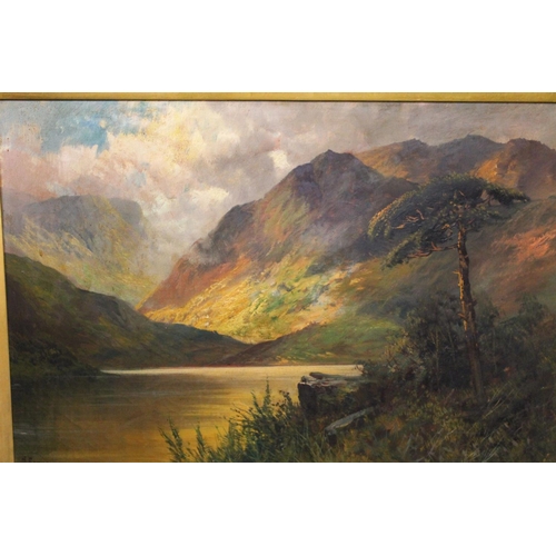 382 - FRANCIS E JAMIESON [AUBREY RAMUS RSA GM] (1899-1950), Loch Awe, oil painting on canvas, signed lower... 