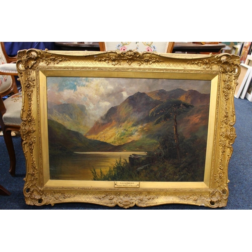 382 - FRANCIS E JAMIESON [AUBREY RAMUS RSA GM] (1899-1950), Loch Awe, oil painting on canvas, signed lower... 