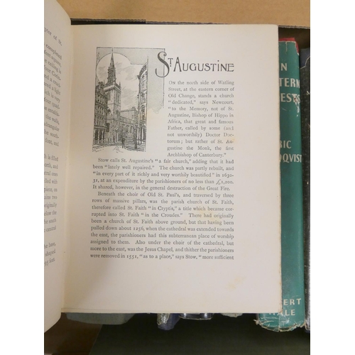 23 - English Topography & Church Architecture.  A carton of various vols. incl. a few forei... 