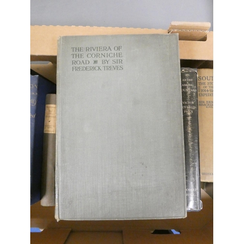 23 - English Topography & Church Architecture.  A carton of various vols. incl. a few forei... 