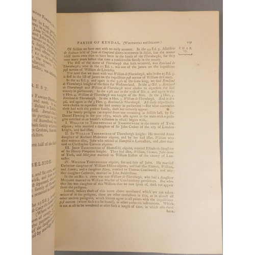 24 - NICOLSON J. & BURN R.  The History & Antiquities of the Counties of Westmorland &a... 