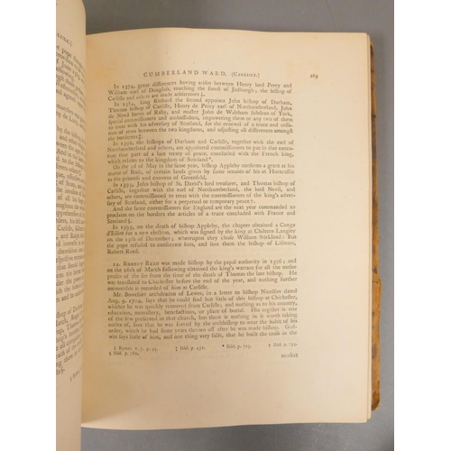 24 - NICOLSON J. & BURN R.  The History & Antiquities of the Counties of Westmorland &a... 