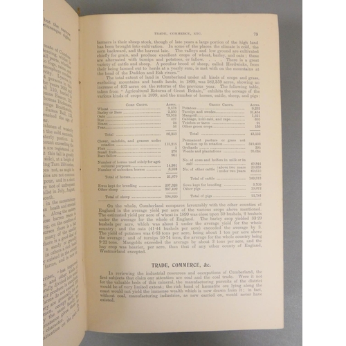 26 - BULMER T. & CO.  History, Topography & Directory of Cumberland. No map. Half red l... 