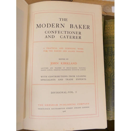 29 - GRESHAM (Pubs).  Science In Modern Life & Modern Baker, Confectioner & Caterer. 2 six vol. s... 