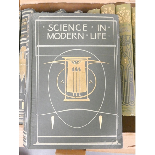 29 - GRESHAM (Pubs).  Science In Modern Life & Modern Baker, Confectioner & Caterer. 2 six vol. s... 