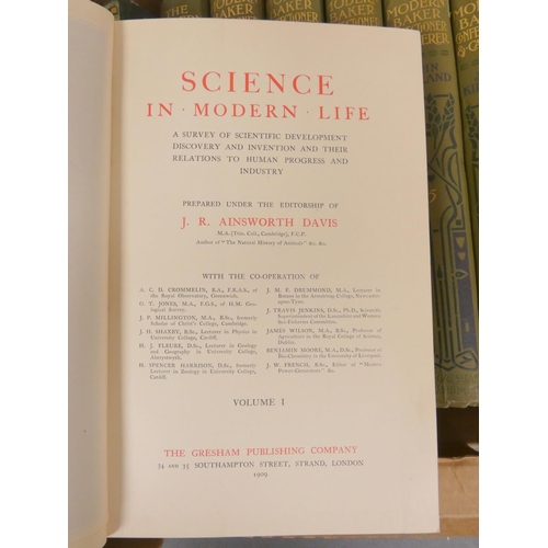 29 - GRESHAM (Pubs).  Science In Modern Life & Modern Baker, Confectioner & Caterer. 2 six vol. s... 