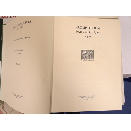 5 - ORTON HAROLD, & others.  16 various books & softback publications ref. English dialect, lang... 