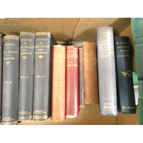 6 - BLACKIE JOHN STUART.  15 vols. by or re. Professor J. S. Blackie.