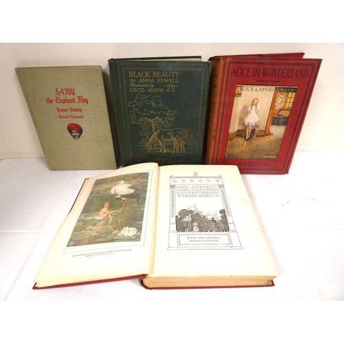 9 - HEATH ROBINSON W.  Hans Andersen's Fairy Tales. Tipped in col. plates. Quarto. Orig. brown cloth gil... 