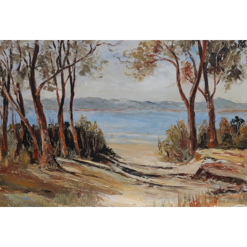 486 - WILLIAM ROSEBURY, In Gala Wood, watercolour, signed lower right with initials 'WR', 16cm x 22cm, fra... 