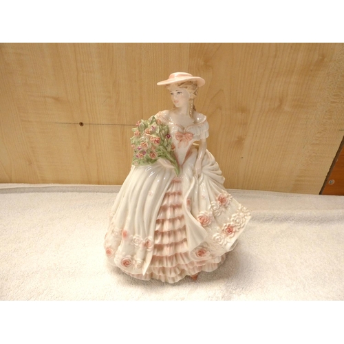 13 - Limited edition Coalport figure Rose The Four Flowers collection by Jack Glynn.