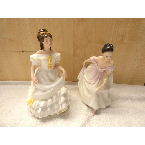 23 - Two Royal Doulton figures, Danielle HN3001 and Angela HN3690.