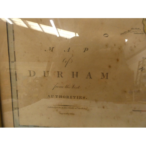 46 - John Cary, 1805 map of Durham.