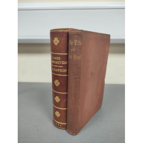 79 - ROWE GEORGE S.  The Life of John Hunt, Missionary to the Cannibals of Fiji. Orig. brown cl... 