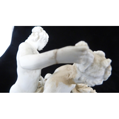 241 - After Louis-Simon Bozoit (19th century)Continental porcelain figure group, 'Toilet of Venus', depict... 