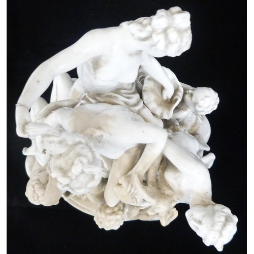 241 - After Louis-Simon Bozoit (19th century)Continental porcelain figure group, 'Toilet of Venus', depict... 