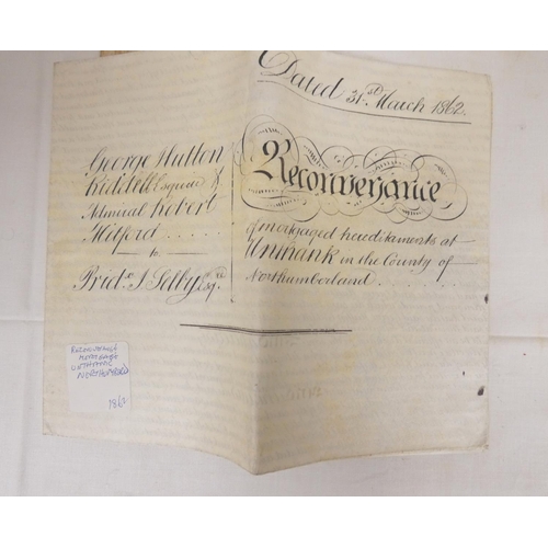 36 - Documents - Durham & Northumberland.  Lease of Unthank Colliery & Farm called 