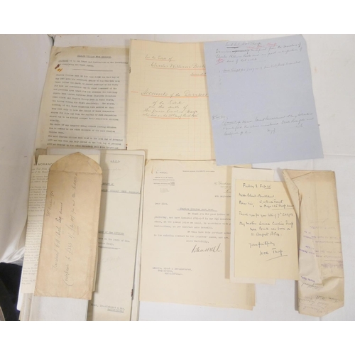 37 - Documents - Charles William Beck & others.  Quantity of legal documents & related ... 