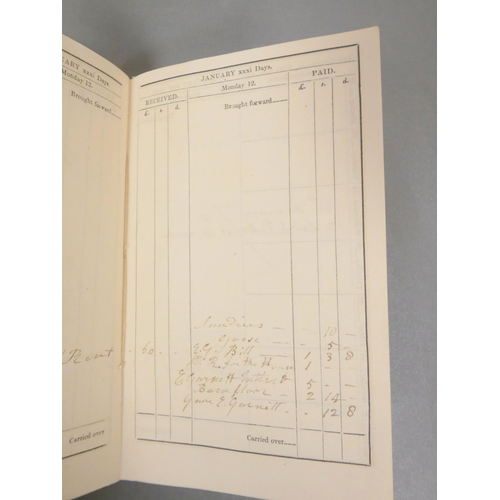 52 - Manuscript Accounts - Rev. John Romney of Whitestock Hall, Ulverston.  Kearsley's Gentleman's & ... 