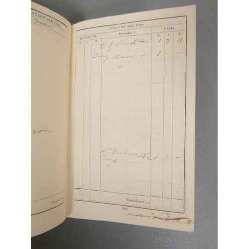 52 - Manuscript Accounts - Rev. John Romney of Whitestock Hall, Ulverston.  Kearsley's Gentleman's & ... 