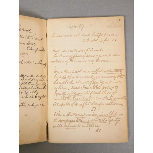 53 - Glosop & Staley Bridge Rent Book (from) Sepr. 5th 1854.  Completed in manuscript with ... 