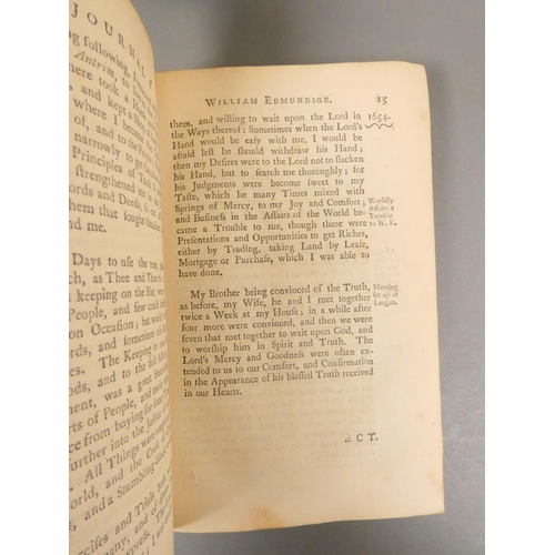 68 - CHALKLEY THOMAS.  A Journal or Historical Account of the Life, Travels & Christian Experiences .... 