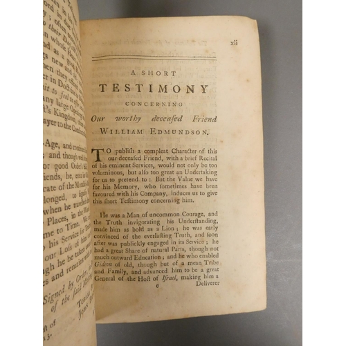 68 - CHALKLEY THOMAS.  A Journal or Historical Account of the Life, Travels & Christian Experiences .... 