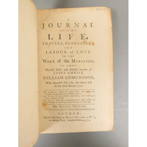 68 - CHALKLEY THOMAS.  A Journal or Historical Account of the Life, Travels & Christian Experiences .... 