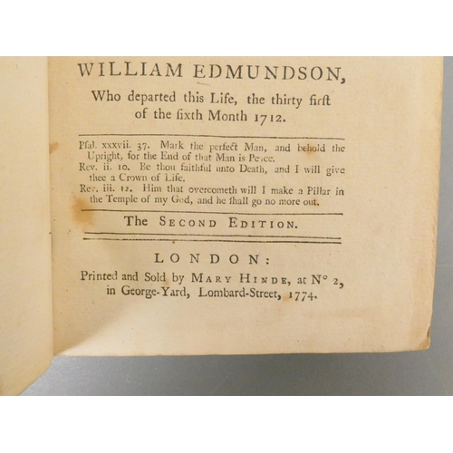 68 - CHALKLEY THOMAS.  A Journal or Historical Account of the Life, Travels & Christian Experiences .... 