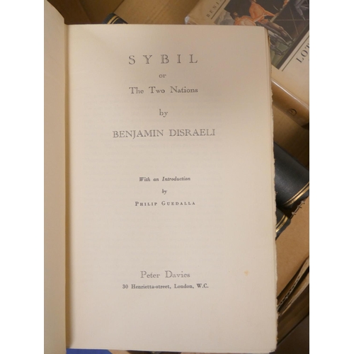 69 - DISRAELI BENJAMIN.  Works. 6 vols. from the Bradenham Edition. Attractive dark cloth, gilt back... 